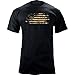USAMM Distressed American Flag T-Shirt (2X-Large, Black)