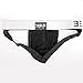 Taddlee Sexy Mens Black Low-Rise Jock Strap Stretch Briefs Thong Underwear Pouch (S,Black)