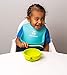 Baby & Toddler Feeding Set - 2 Pocket Food Catching Bibs, 2 Spoons, Placemat Suction Plate & Bowl | BPA Free Silicone | Safe for Children | Waterproof Spill Resistant Easy Cleaning