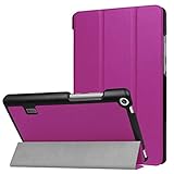 Huawei MediaPad T3 7.0 Case - Xindayi Ultra Slim Lightweight Smart-Shell Stand Cover for Huawei MediaPad T3 7.0 WiFi (BG2-W09) Tablet 2017 Release (Purple)