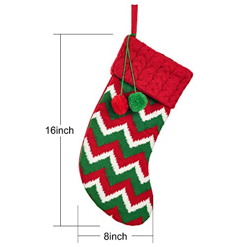 image for Woooow 4 Christmas Stockings,Christmas Holiday Stockings with Christ