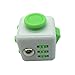Maggift Fidget Cube Dice toy Stress Cube relieve Anxiety (White-Green)