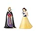 Enesco Disney Ceramics Snow White and The Evil Queen Salt and Pepper Shakers, 3.5 Inch, Multicolor