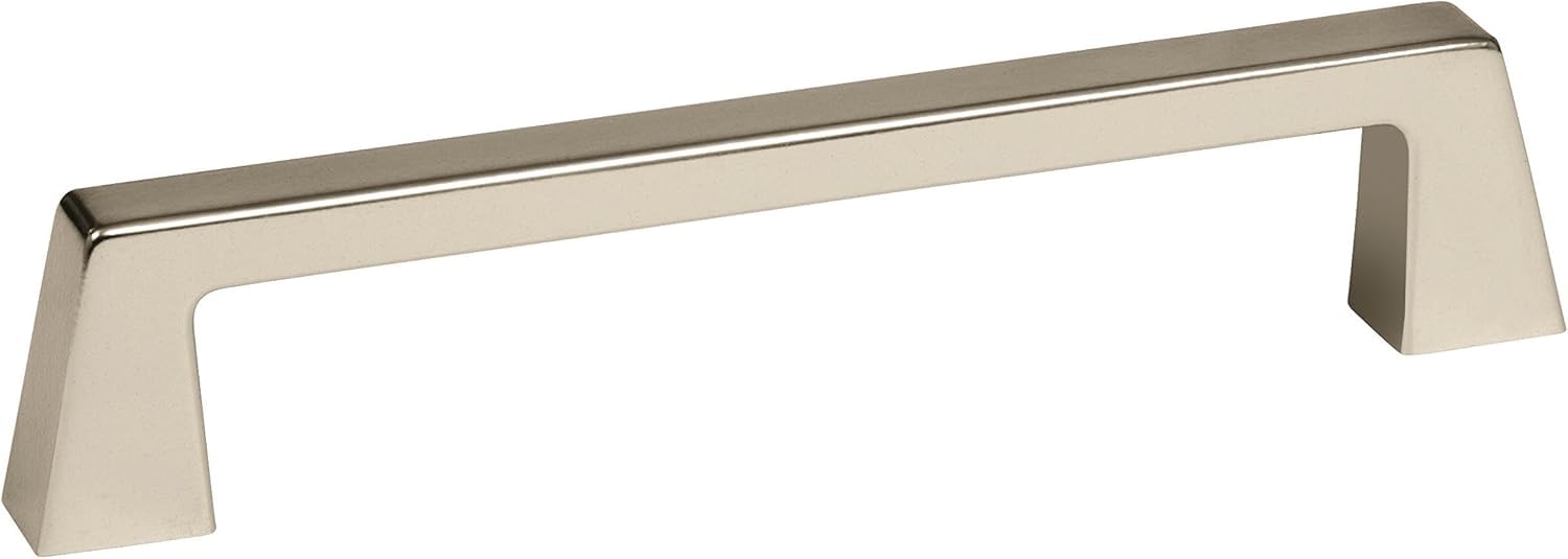 Amerock 2000611 Blackrock 5-1/16 in (128 mm) Center-to-Center Polished Nickel Cabinet Pull