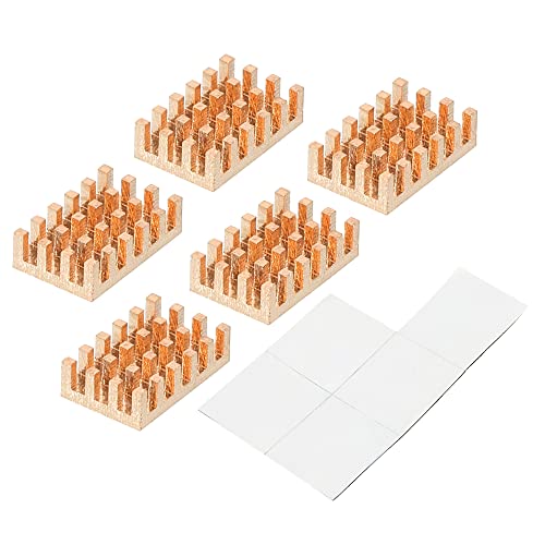 MECCANIXITY Copper Heatsink 14x9x4mm Self Adhesive
