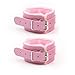 Soft Fur Leather Handcuffs Adjustable For Fun (Pink)
