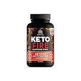 Ancient Nutrition KetoFIRE Caffeine Free Capsules, 180 Count — Keto Diet Supplement with BHB Salts as Exogenous Ketones and Electrolytes