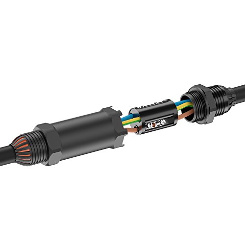 ledscom.de Kabelverbinder für außen, IP68, Muffe für 5-12mm Kabel-Durchmesser – Bild 3
