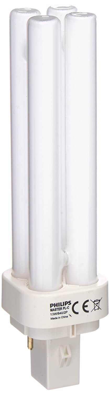 Philips 13w PHILIPS Master PL-C 13w/840/2P 2-PIN - Cool White - G24d-1 13PLC8402PinB