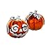 Authentic BELLA FASCINI Halloween Jackie O Lantern Pumpkin Bead Charm - 925 Silver - Fits Bracelets