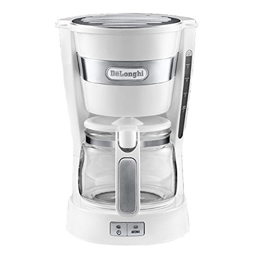 Delonghi Mini Drip Coffee Maker 5-Cup 0.65L ICM14011 (White)