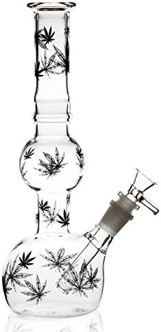 Glass Thick Red tree Handmade 10.6in (13)