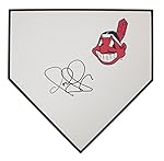 Omar Vizquel Cleveland Indians Autographed Signed Baseball Home Plate JSA COA
