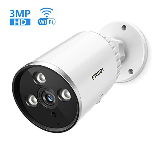 FREDI 3MP Outdoor Security Camera, Surveillance Cameras Outdoor WiFi PoE IP Camera FHD Night Vision, Two-Way Audio, Motion Detection, IP66 Waterproof, Cloud Storage Compatible with iOS/Android Systems - Thumbnail 7