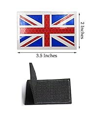 2 PCS AliPlus UK United Kingdom Flag Patches IR