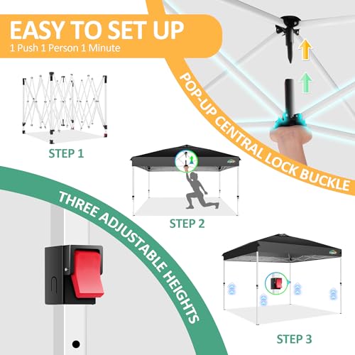 COBIZI 10x10 Pop Up Canopy Tent Review: Portable Gazebo with Removable Sidewalls image 25