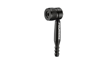 FOURIERS Disc Wheel Pump Adapter 90 Degree Valve Adaptor Black