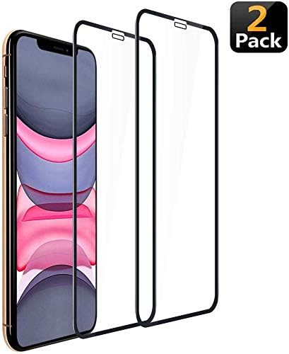 KOFOHO Tempered-Glass for iPhone 11 Pro Max Screen Protector/iPhone XS Max Screen Protector [No Side Bezel] [2-Pack] 3X Stronger Screen Protector for iPhone 11 Pro Max/XS Max