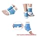Plantar Fasciitis Foot Sleeve Kit 7 Pairs Foot Care Compression Sleeve, Silicone Gel Heel Protectors Intensive Moisturizing Gel Heel Sleeves Shoe Insoles Toe Guard & Bunion Relief Protectors (L/XL)