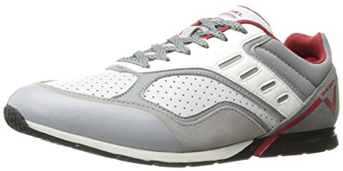 Diesel Men's V-Diction S-Gloryy Fashion Sneaker, Lunar Rock/Mineral Gray, 8 M US