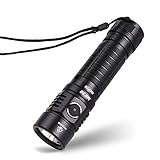 Rofis MR30 Rechargeable Flashlight With Battery Included Cree XHP35 LED 1600 Lumens Super Bright Flashlight With 5000mAh Portable Power Bank Function