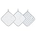 aden by aden + anais washcloth set 3 pack, dove