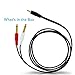 Pyle-Pro PCBL43FT6 12 Gauge 6 Feet 3.5mm Male Stereo to Dual 1/4-Inch Female Mono Y-Cable Adapter, White, 105.6 x 14 x 0.8 inches