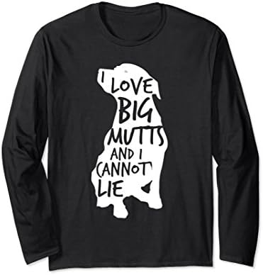 Unisex I Love Big Mutts and I Cannot Lie: Funny Dog Lover T-Shirt Large Black