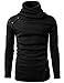 H2H Mens Casual Regular Fit Button Down Knitted Pullover Sweaters Black US S/Asia M (CMTTL065)
