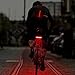 Albrillo Bicycle Tail Light, USB Rechargeable Rear Bike Lights With Waterproof and 6 Light Modes Function, Bright Safety Led Bike Back Light