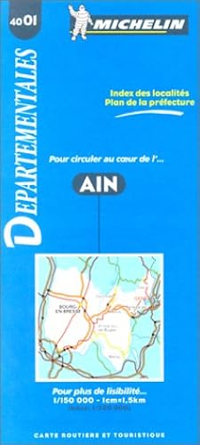 Download Carte routière : Ain, 4001, 1/150000 PDF