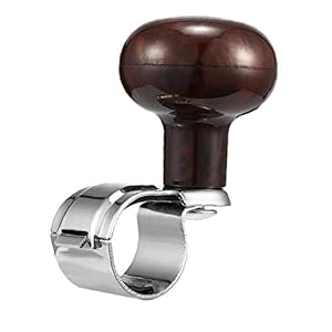 Auto Steering Wheel Spinner Oriëntatie Ball draaien Helper WOODCar Parts