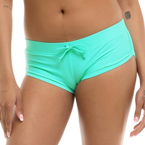 Body Glove Femmes Side Shorts Maillot De Bain D'Ete Natation, Sea Mist, L