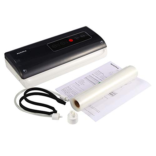 Aucma Vacuum Sealer, 75 Kpa Powerful Automatic & Manual Food Saver