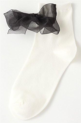 Amazon チュチュアンナ Tutuanna オーガンジーリボン2wayソックス13cm丈オフ白 黒 ソックス 通販