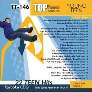 Various Artists Top Tunes Karaoke Cdg Young Teen Vol 1 Tt 146