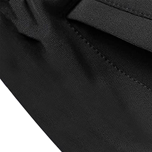 Sun Lorence Men's Athletic Running Tracksuit Set Casual Full Zip Jogging Sweat Suit NavyBlack Small