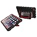 Apple iPad mini iPad mini Retina iPad mini 3 Hideaway with Stand Red Gumdrop Cases Silicone Rugged Shock Absorbing Protective Dual Layer Cover Case