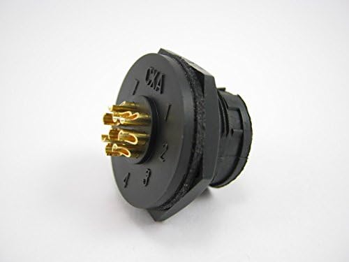 CONXALL 4282-9SG-300 CIRCULAR CONNECTOR RECEPTACLE SIZE 20, 9POS PANEL