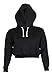 Noroze Womens Plain Crop Top Hoodies