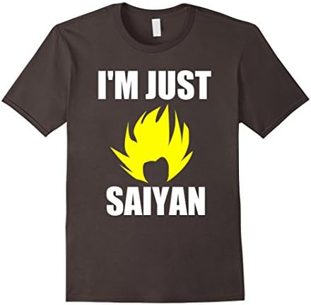 Mens I'm Just Saiyan | Funny I'm Just Saying T Shirt 2XL Asphalt