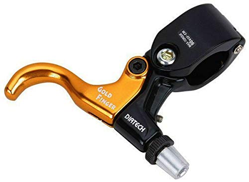 Dia Compe Goldfinger Fixie Track BMX Bike Brake Lever Right Gold - Thumbnail 2