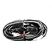YITAMOTOR LED Light Bar Wiring Harness with Fuse Relay On & Off Switch Compatible for Jeep Pickup ATV Off Road Fog Driving Light Bar Up to 180W 12V 40A 10ft