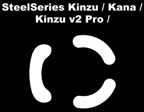 Mouse Feet Mouse Skates For SteelSeries Kinzu v1, v2, v3 & Kana v1, v2 , ( 2 sets of Replacement Feet )