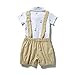 Ferenyi US Baby Boys Bowtie Gentleman Romper Jumpsuit Overalls Rompers Sets
