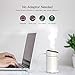 CACAGOO Car Diffuser Cool Mist Air Car Humidifier Air Refresher USB Ultrasonic Diffuser with 7 Colorful LED Lights, Waterless Auto Shut-Off, for Car Travel Office Home (BPA Free)