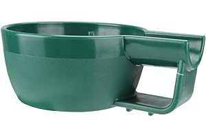 WOFASHPURET Plastic Shaving Cream Foam Bowl with Wide Mouth Thickened Anti-Slip Shave Soap Bowl for Rich Lather American Style Barber Mug for Home and Travel Use