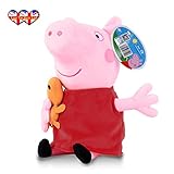 Peppa Pig Characters,Original Soft Toys:Daddy,Mummy,Peppa &George Pig Available (Peppa)