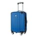 Travelers Club Madison Hardside Expandable Luggage with Cup/Phone Holder, Blue, Carry-On 20-Inch