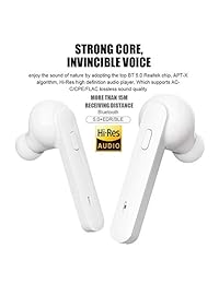 Auriculares inalámbricos TOP con Bluetooth 5.0 True inalámbricos Bluetooth impermeables 40H tiempo de reproducción, auriculares estéreo 3D, micrófono integrado